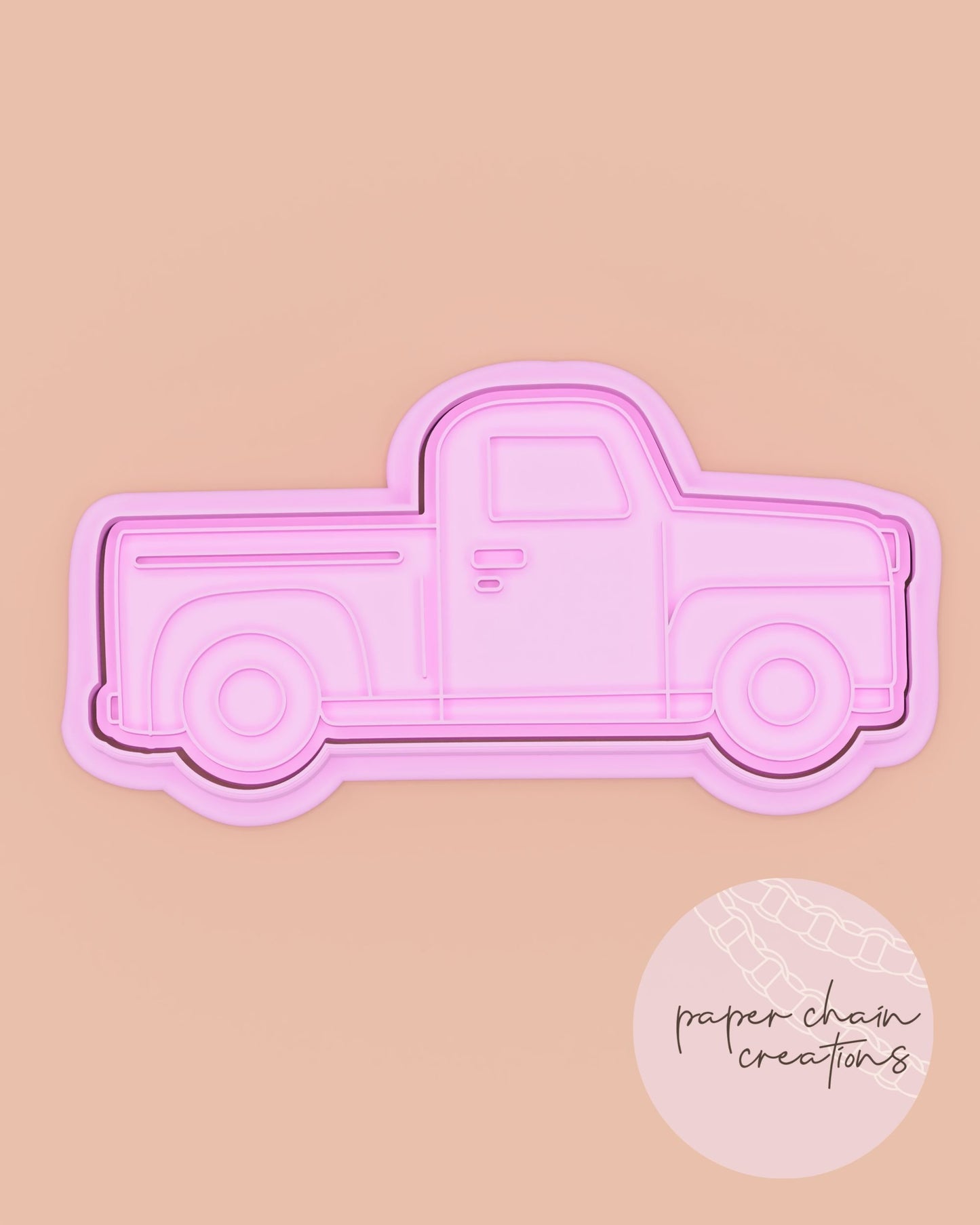 Pick Up Truck Cookie Cutter and Fondant Embosser