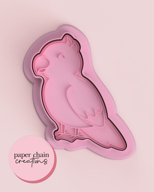 Bird Cookie Cutter and Fondant Embosser