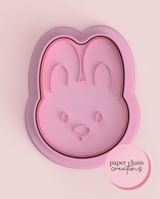 Bunny V3 Cookie Cutter and Fondant Embosser