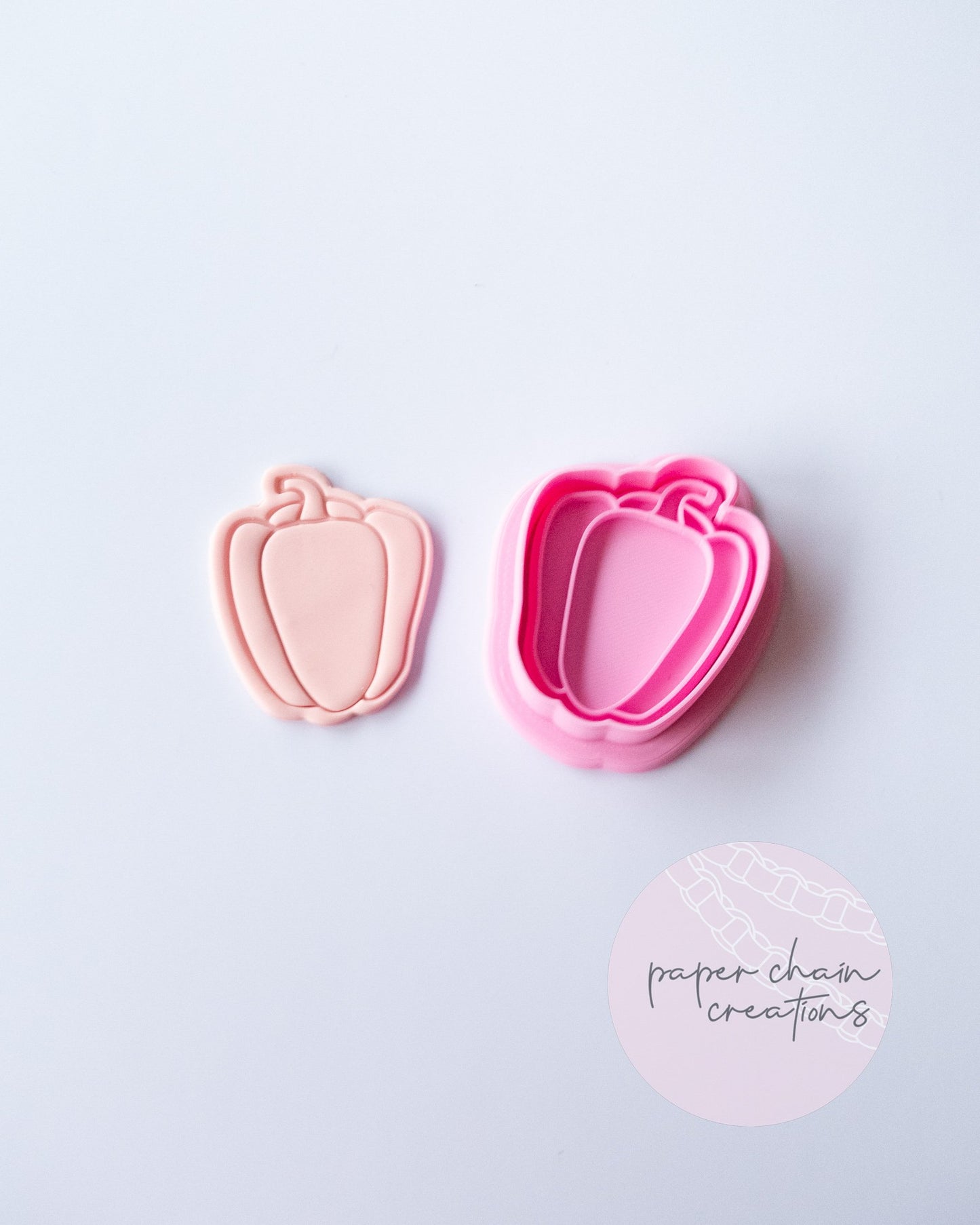 Capsicum Cookie Cutter and Fondant Embosser