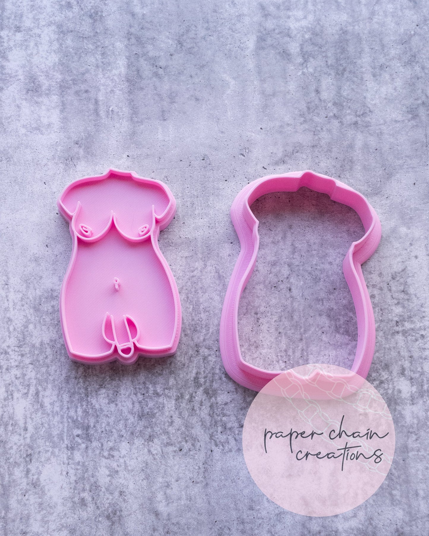 MTF Trans Body Cookie Cutter and Fondant Embosser