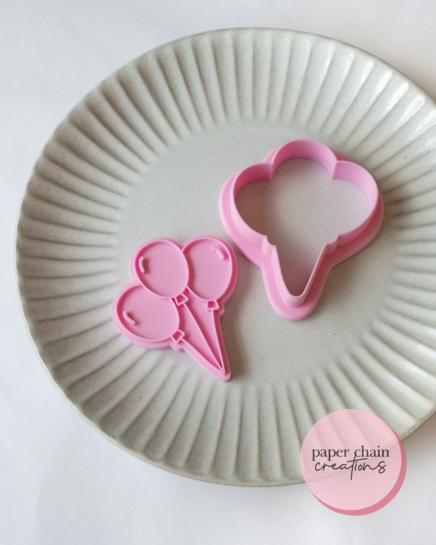 Bunch of Balloons Cookie Cutter and Fondant Embosser