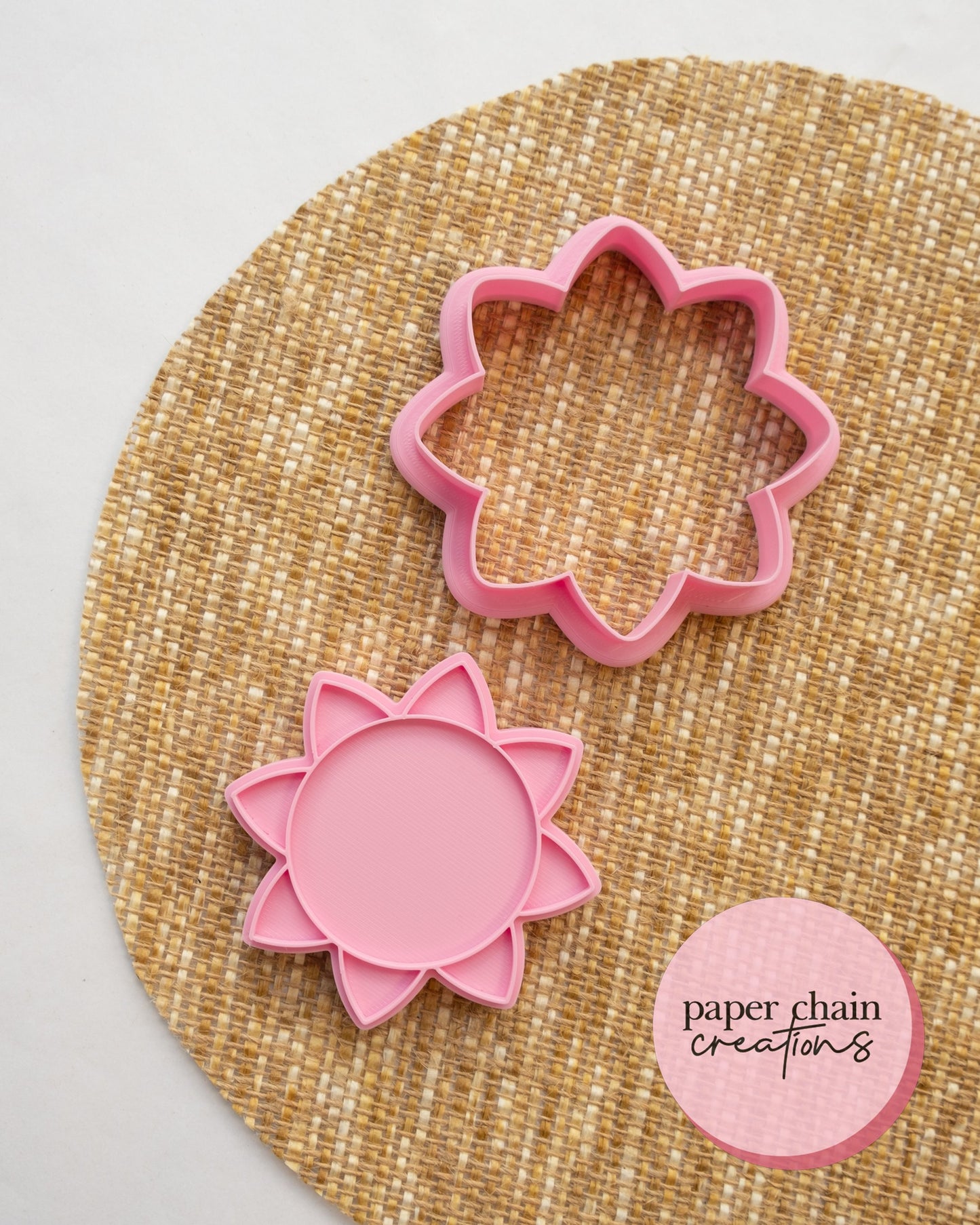 Sun Cookie Cutter and Fondant Embosser