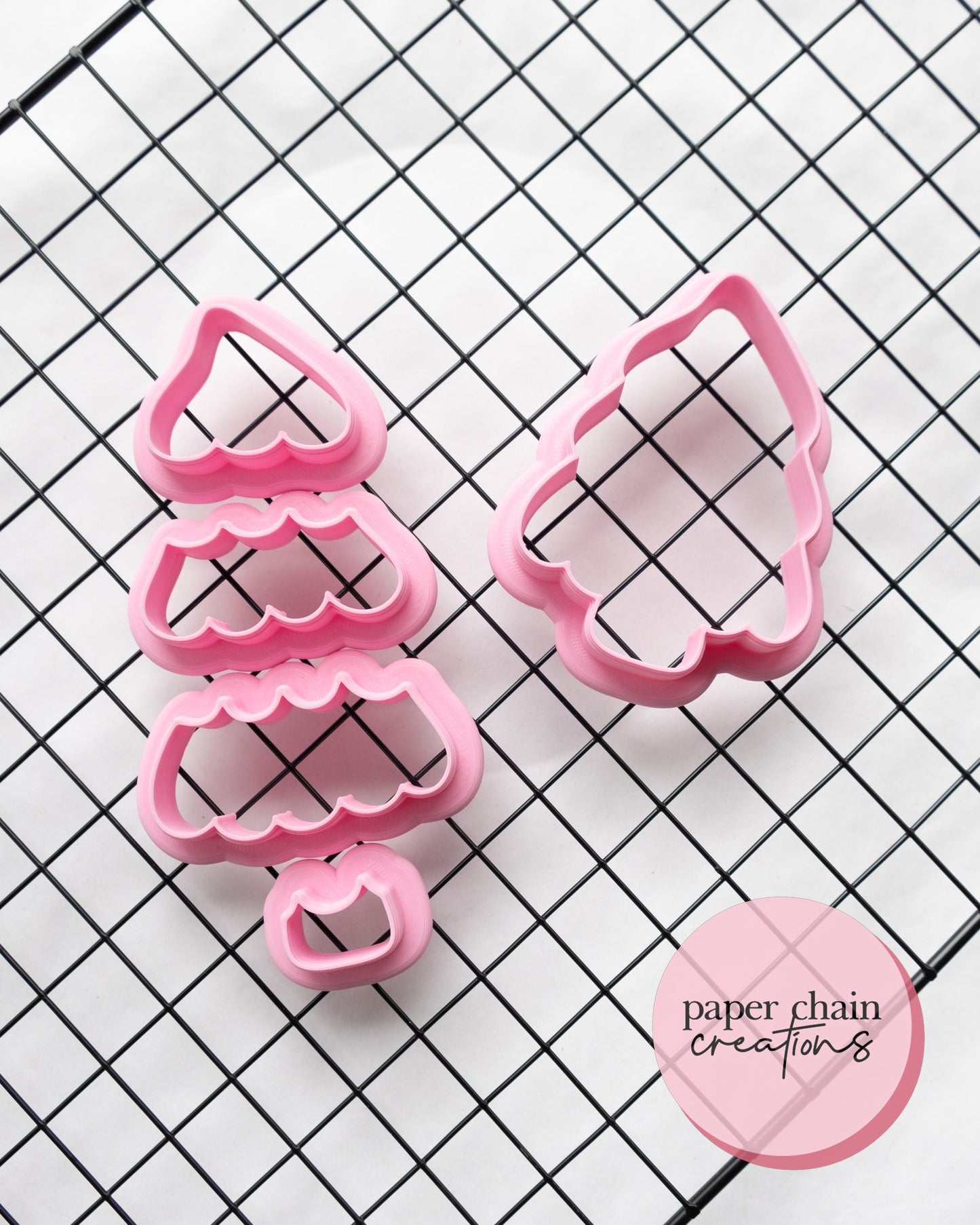 Christmas Tree V4 Cookie Cutter Set