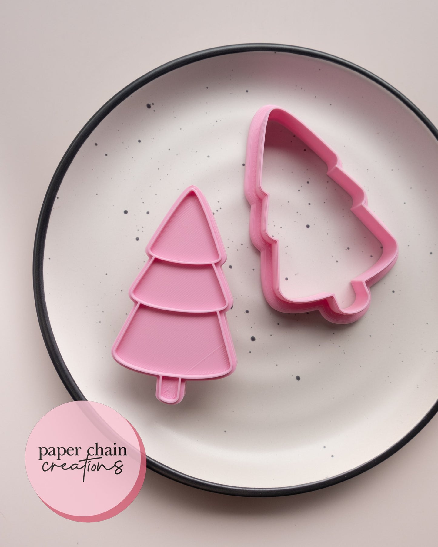 Christmas Tree V2 Cookie Cutter and Fondant Embosser