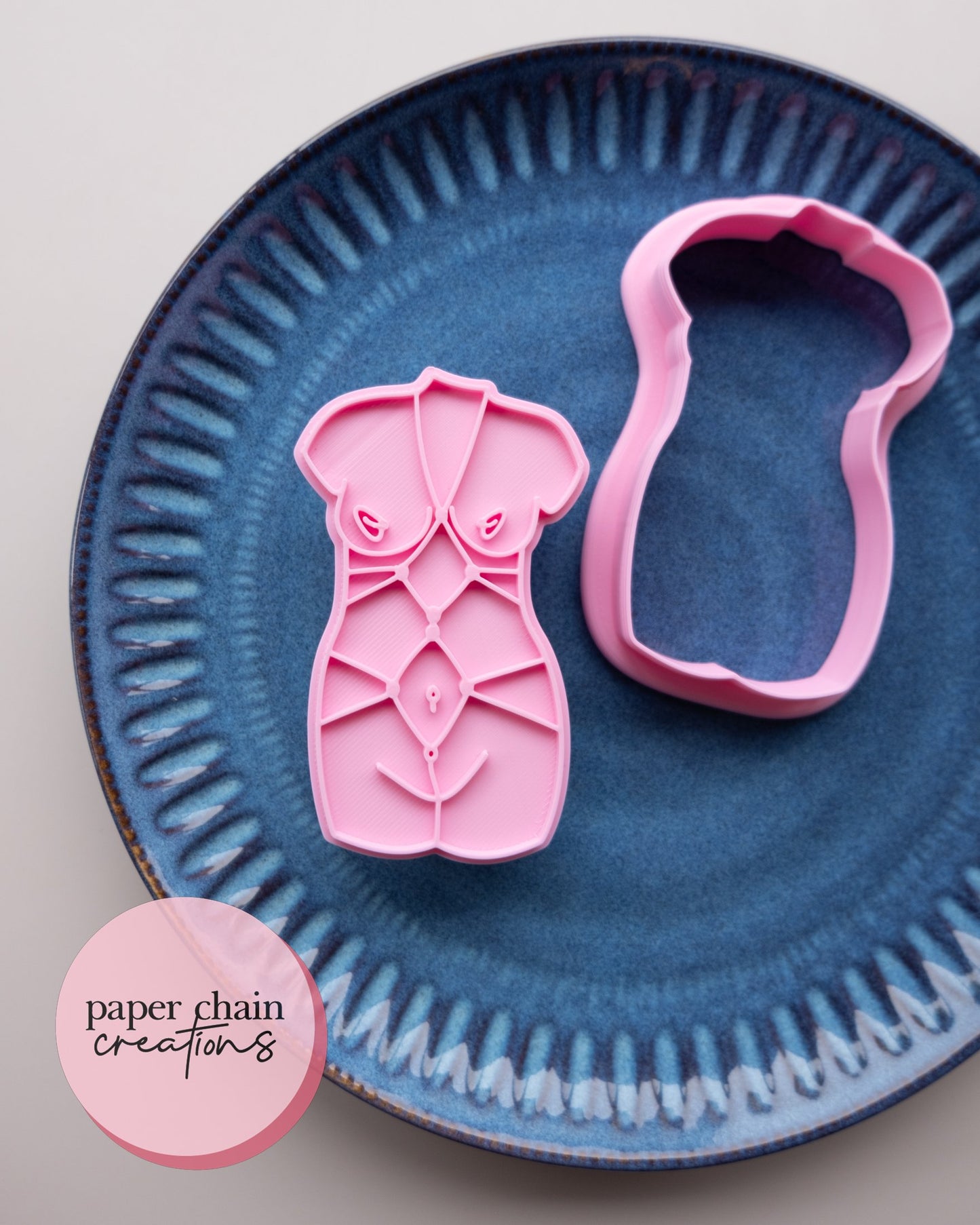 Shibari Body Cookie Cutter and Fondant Embosser