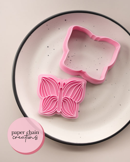 Butterfly Cookie Cutter and Fondant Embosser