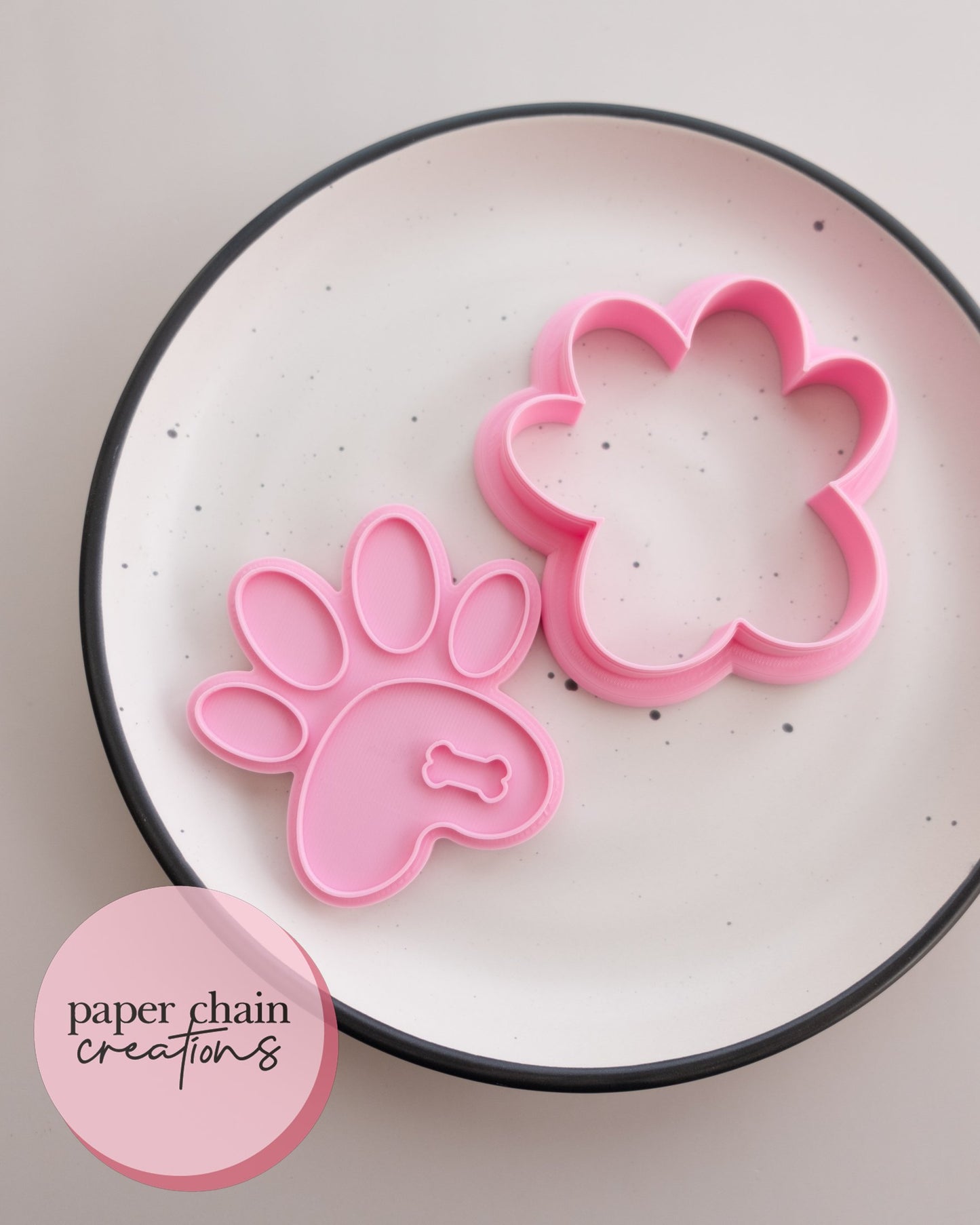 Paw Print Cookie Cutter and Embosser