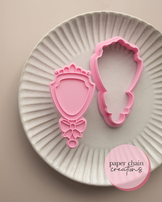 Princess Mirror Cookie Cutter and Fondant Embosser