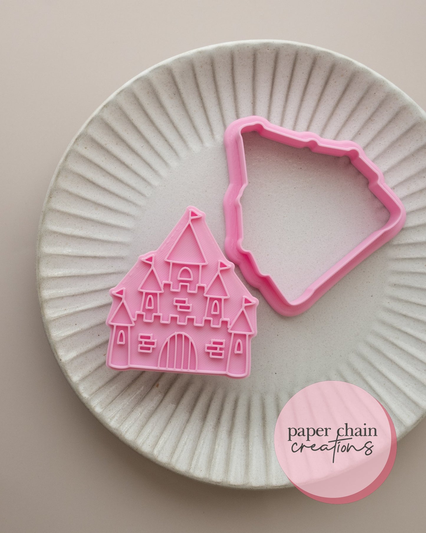 Castle V2 Cookie Cutter and Fondant Embosser