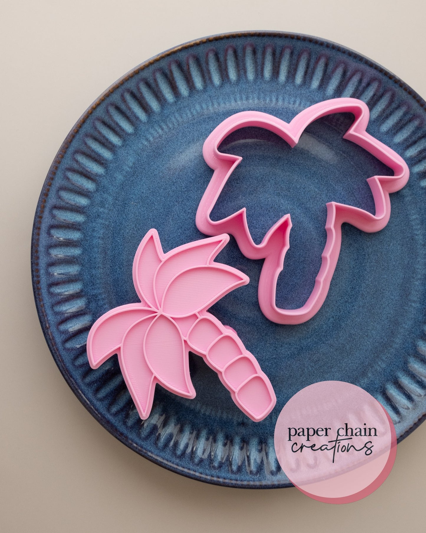 Palm Tree Cookie Cutter and Fondant Embosser