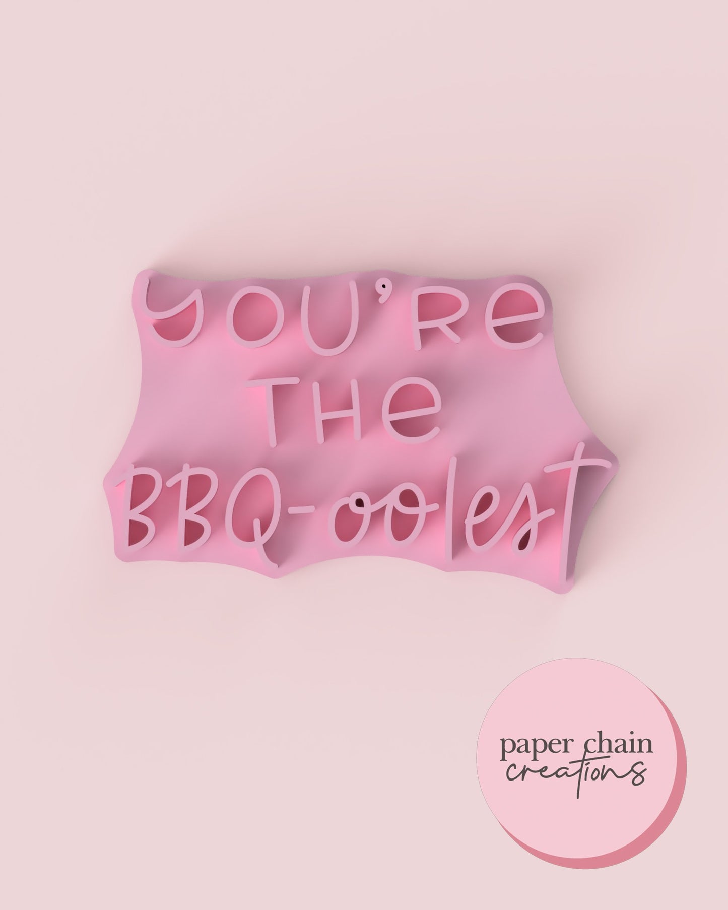 You're the BBQ-oolest Fondant Embosser