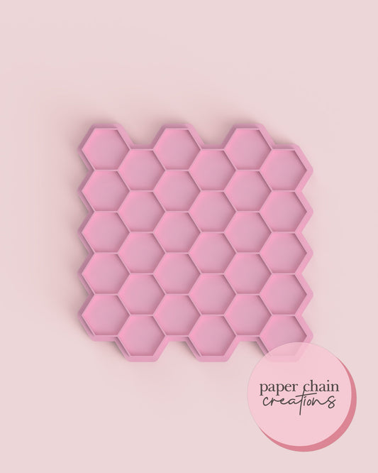 Honeycomb Plate Fondant Embosser