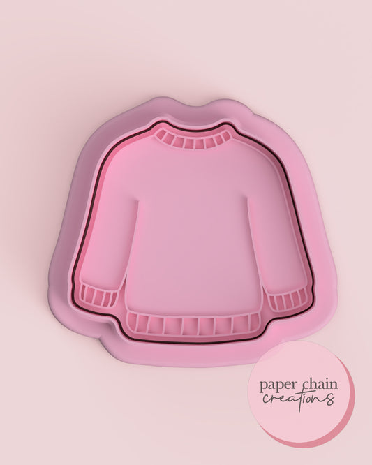 Jumper Cookie Cutter and Fondant Embosser