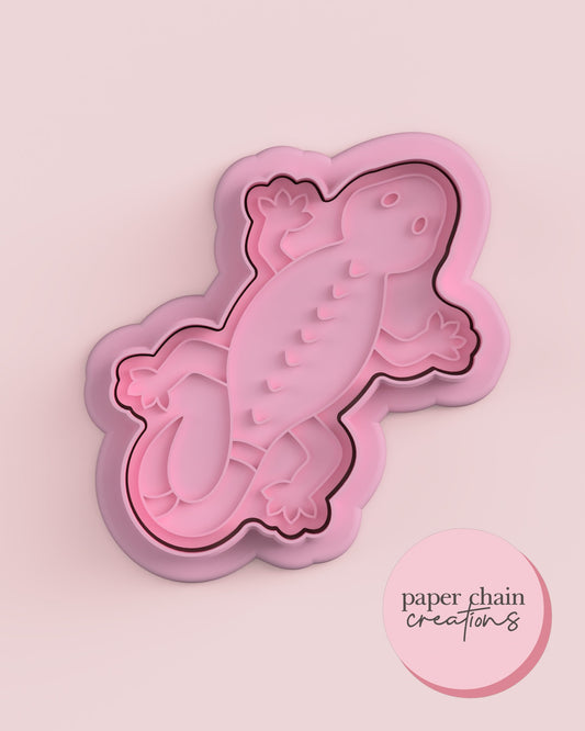 Lizard Cookie Cutter and Fondant Embosser