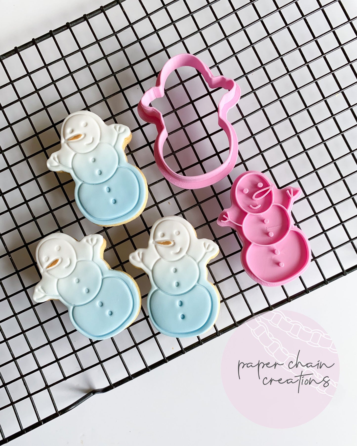 Snowman Cookie Cutter and Embosser