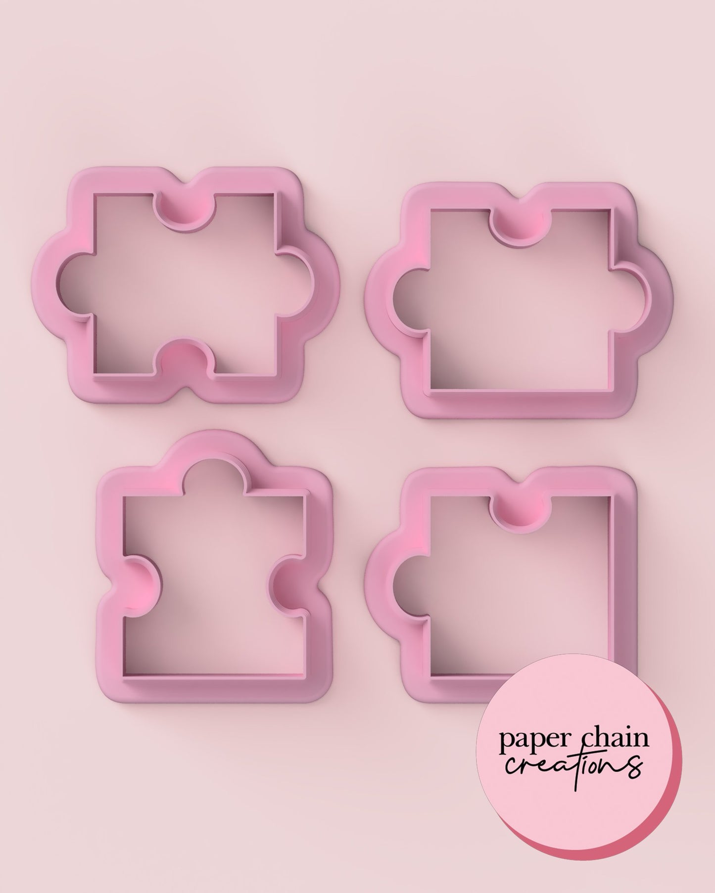 Puzzle Piece Cookie Cutter SET