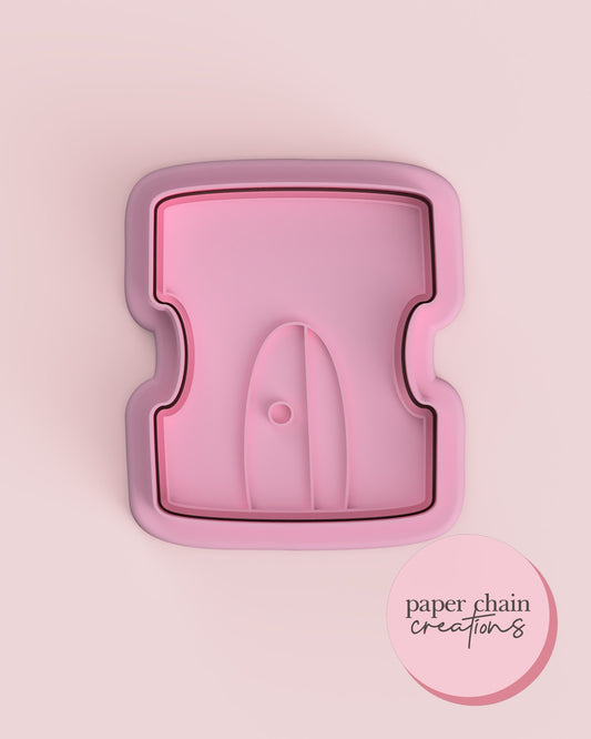 Sharpener Cookie Cutter and Fondant Embosser