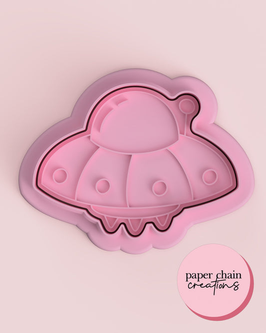 UFO Cookie Cutter and Fondant Embosser