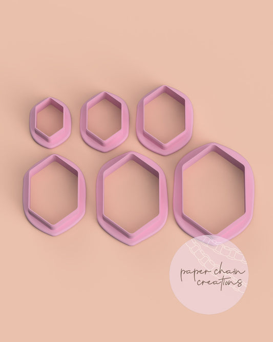 Narrow Hexagon Cookie Cutter